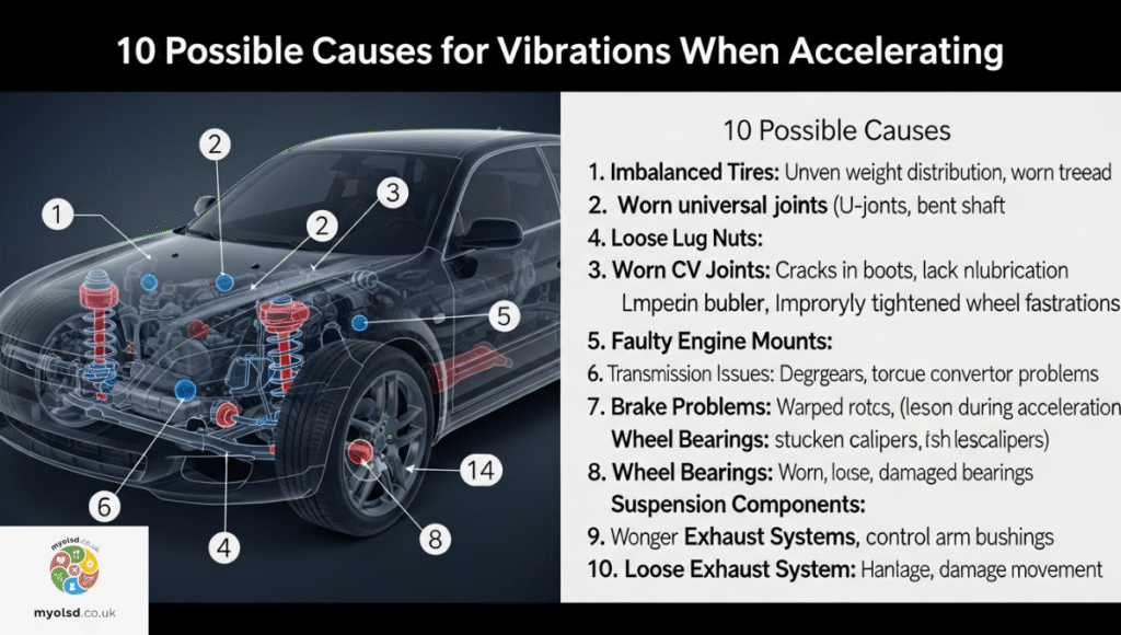 10 Possible Causes for Vibrations When Accelerating 10 Possible Causes for Vibrations When Accelerating