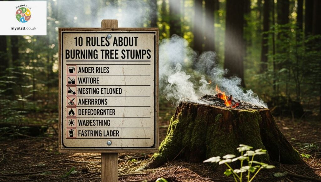 10 Rules About Burning Tree Stumps 10 Rules About Burning Tree Stumps