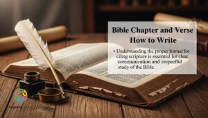Bible Chapter and Verse How to Write