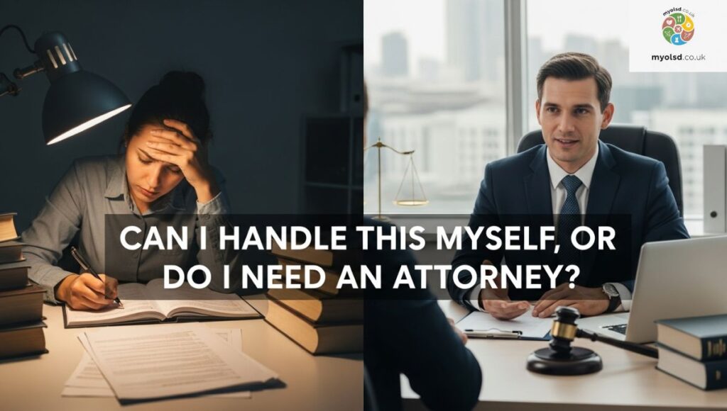 Can I Handle This Myself, or Do I Need an Attorney? Can I Handle This Myself, or Do I Need an Attorney?