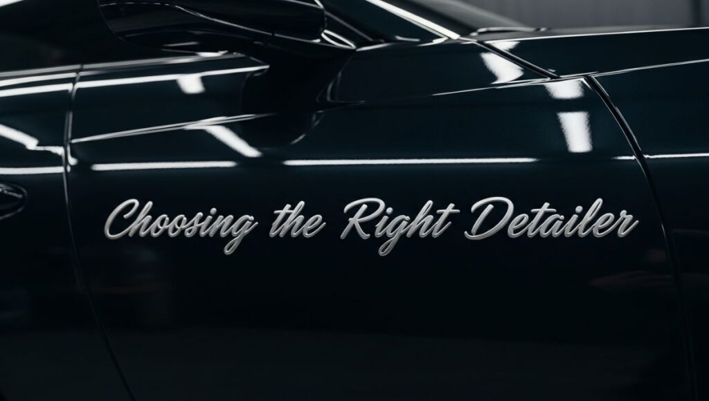 Choosing the Right Detailer