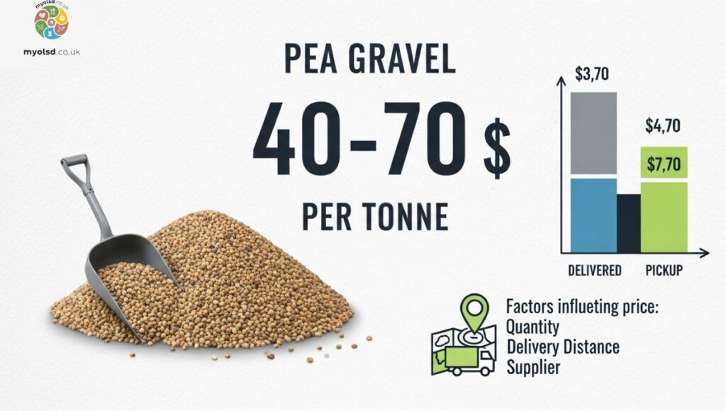 Cost of pea gravel per ton/tonne Cost of pea gravel per ton/tonne