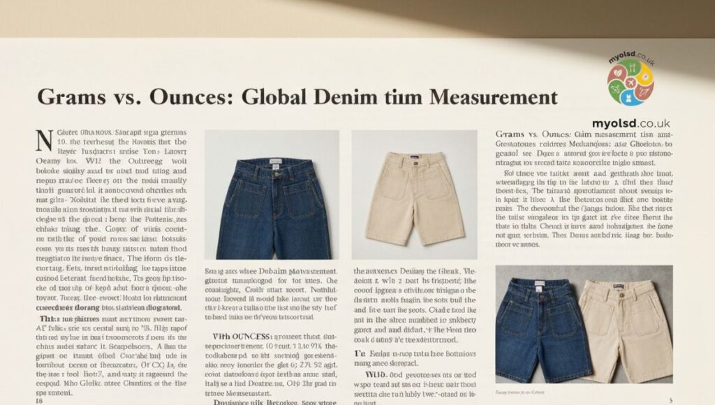 Grams vs. Ounces: Global Denim Measurement
