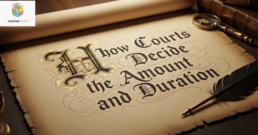 How Courts Decide the Amount and Duration