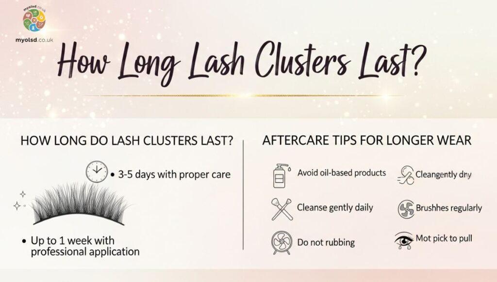 How Long Do Lash Clusters Last? Aftercare Tips for Longer Wear