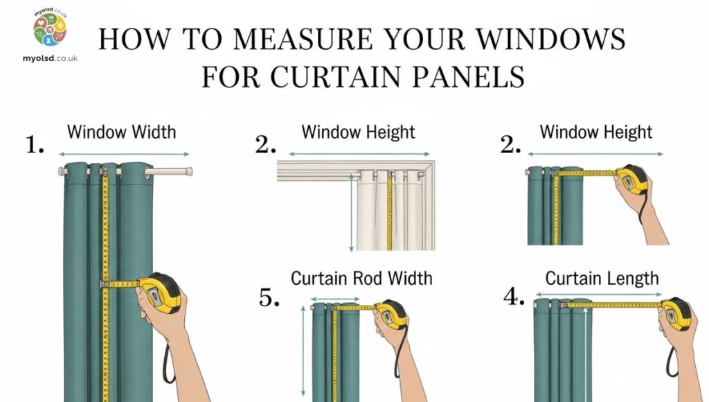 How to Measure Your Windows for Curtain Panels