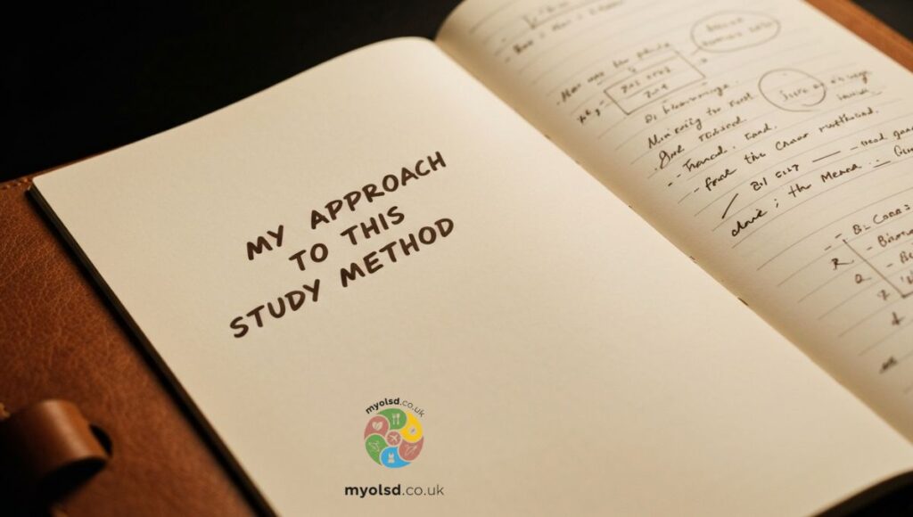 MY APPROACH TO THIS STUDY METHOD