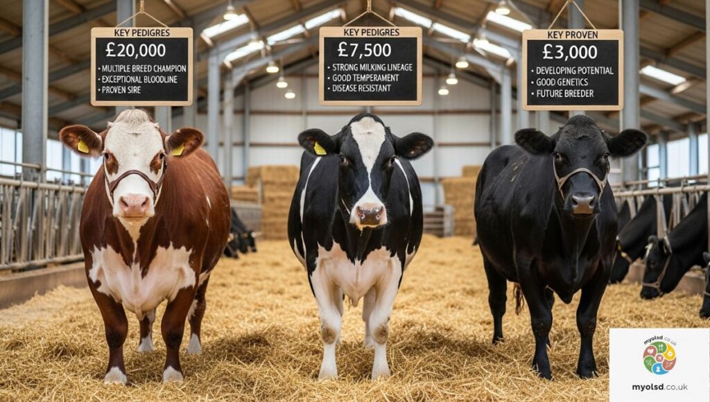 Pedigree Cows: Price variations based on pedigree