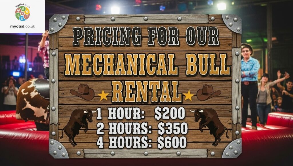 Pricing for Our Mechanical Bull Rental