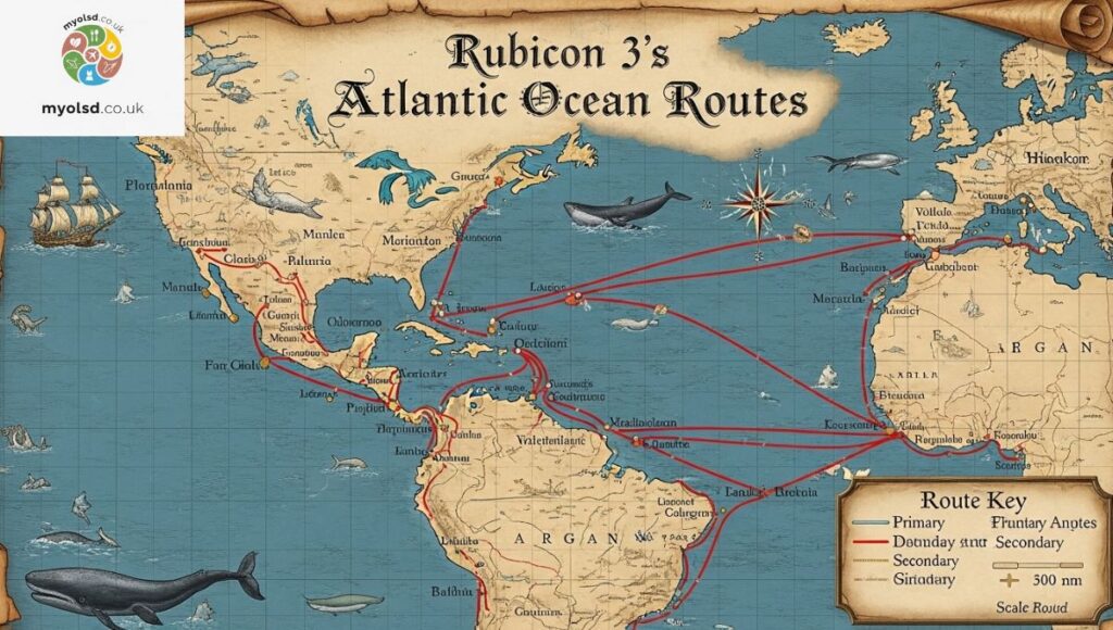 Rubicon 3’s Atlantic Ocean Routes