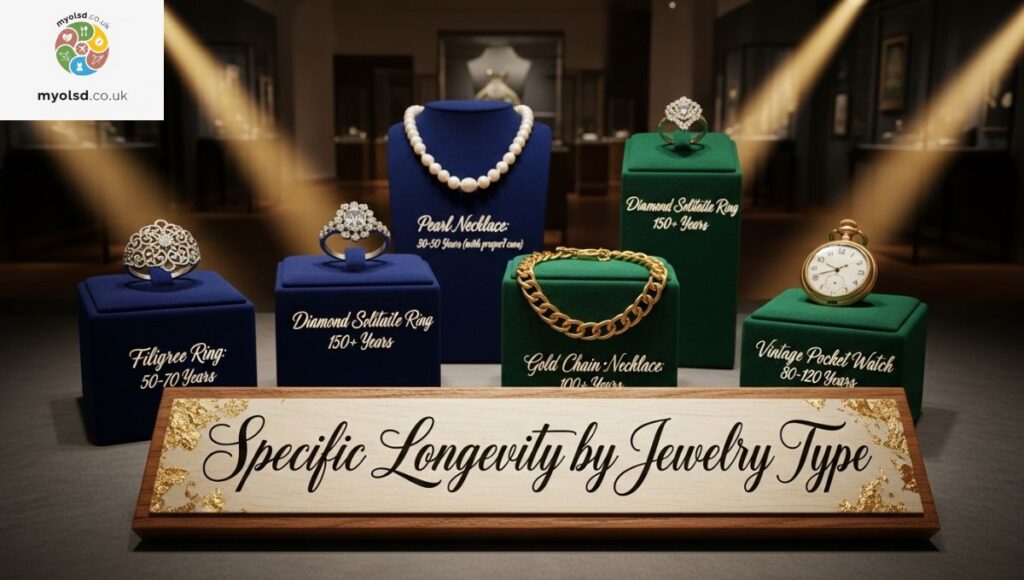 Specific Longevity by Jewelry Type Specific Longevity by Jewelry Type