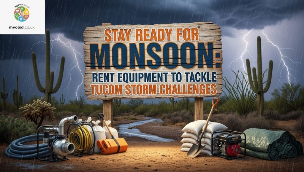 Stay Ready for Monsoon: Rent Equipment to Tackle Tucson Storm Challenges