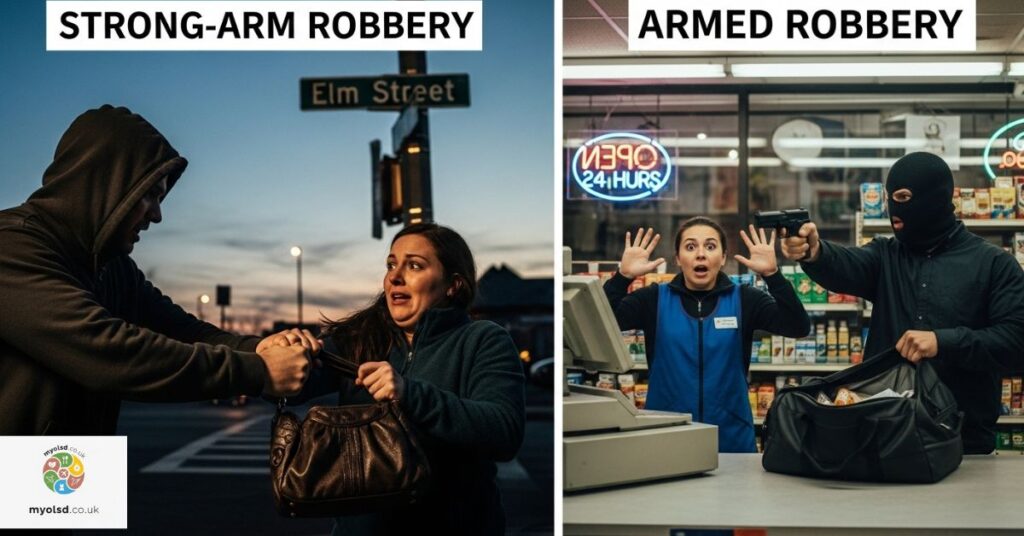Strong-Arm Robbery vs. Armed Robbery