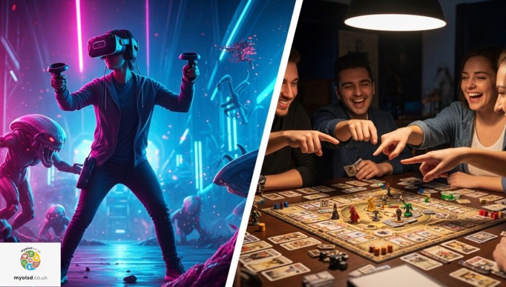 Two Different Game Modalities Two Different Game Modalities