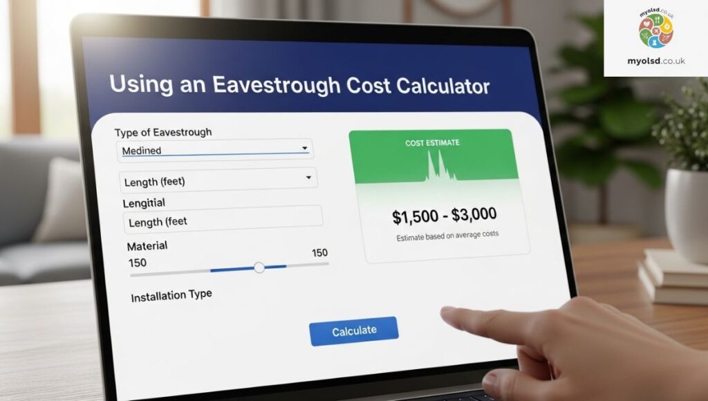 Using an Eavestrough Cost Calculator