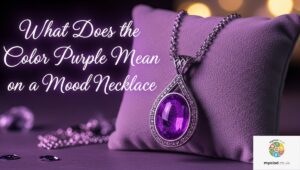 What Does the Color Purple Mean on a Mood Necklace
