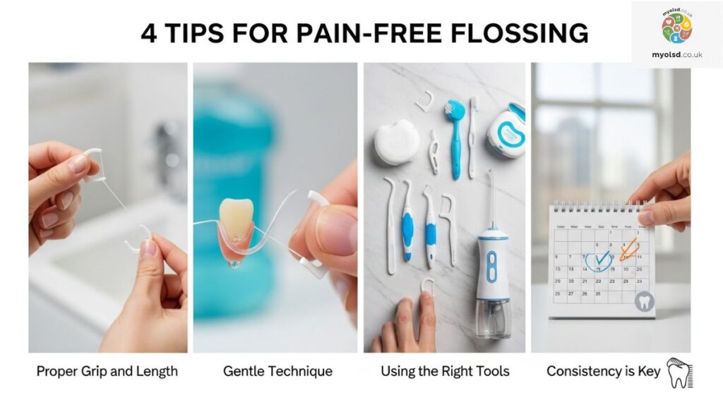 4 Tips for Pain-Free Flossing 4 Tips for Pain-Free Flossing