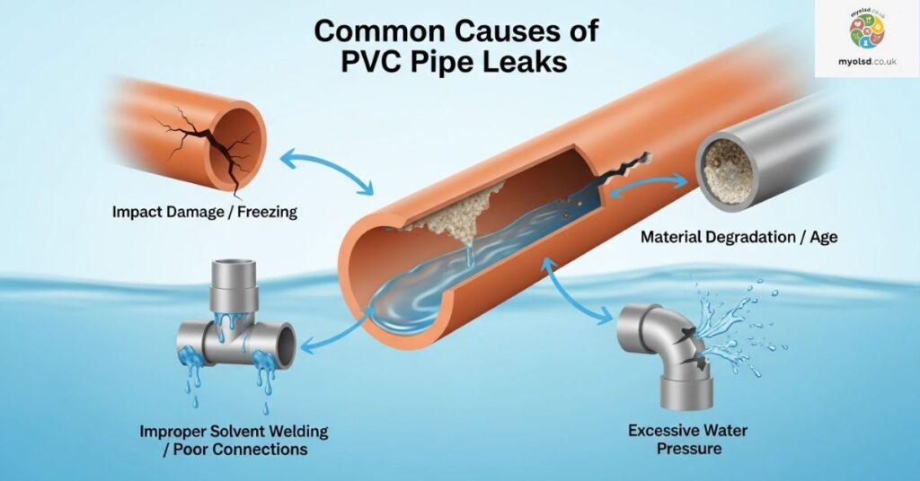 Common Causes of PVC Pipe Leaks Common Causes of PVC Pipe Leaks