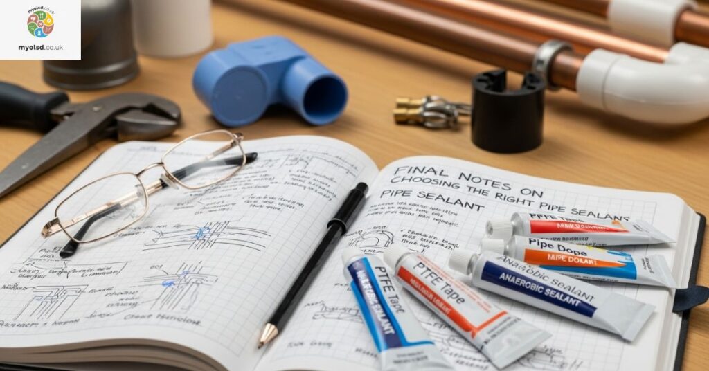 Final Notes on Choosing the Right Pipe Sealant Final Notes on Choosing the Right Pipe Sealant