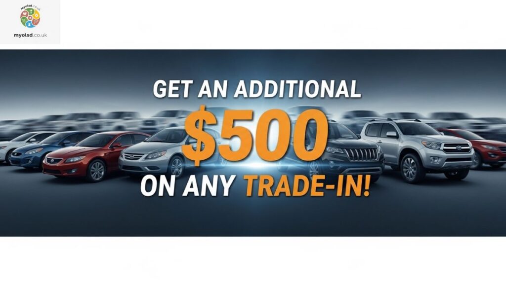 Get an Additional $500 on Any Trade-In! Get an Additional $500 on Any Trade-In!