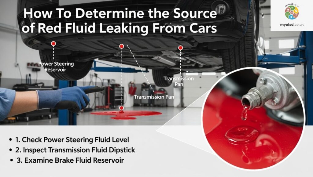 How To Determine the Source of Red Fluid Leaking From Cars How To Determine the Source of Red Fluid Leaking From Cars