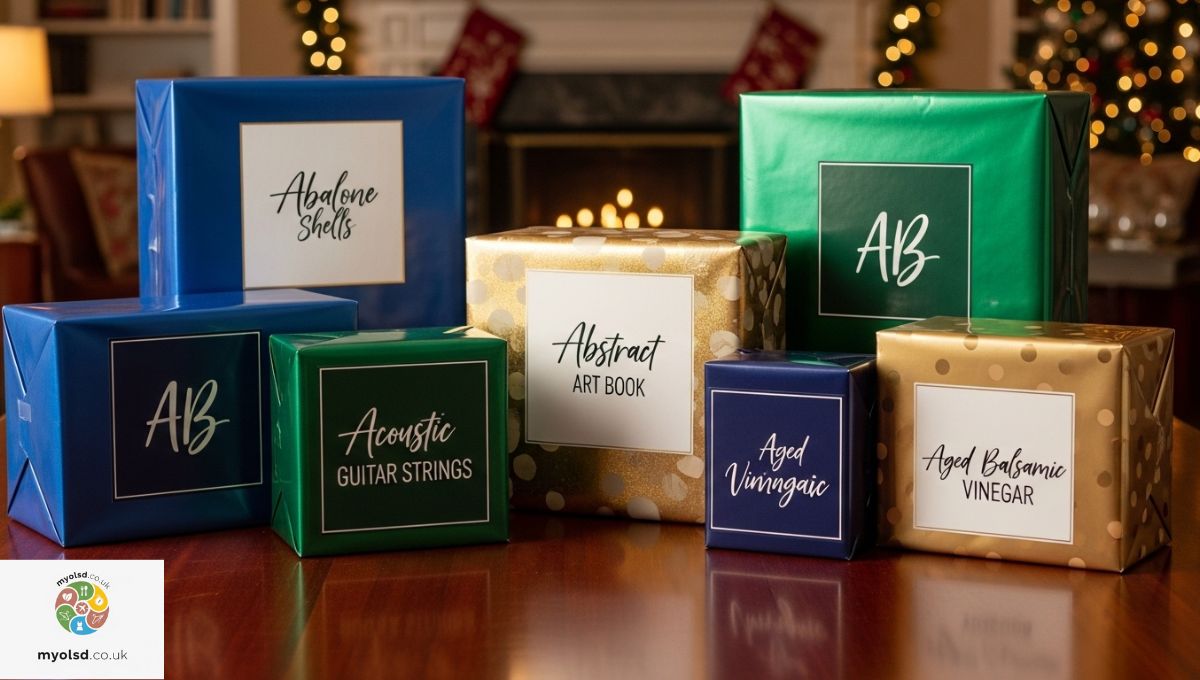 Presents That Start With AB