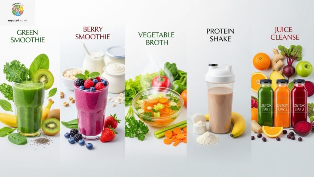 Recommended Liquid Diet Options Recommended Liquid Diet Options