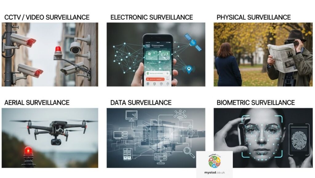 What are the different kinds of surveillance? What are the different kinds of surveillance?